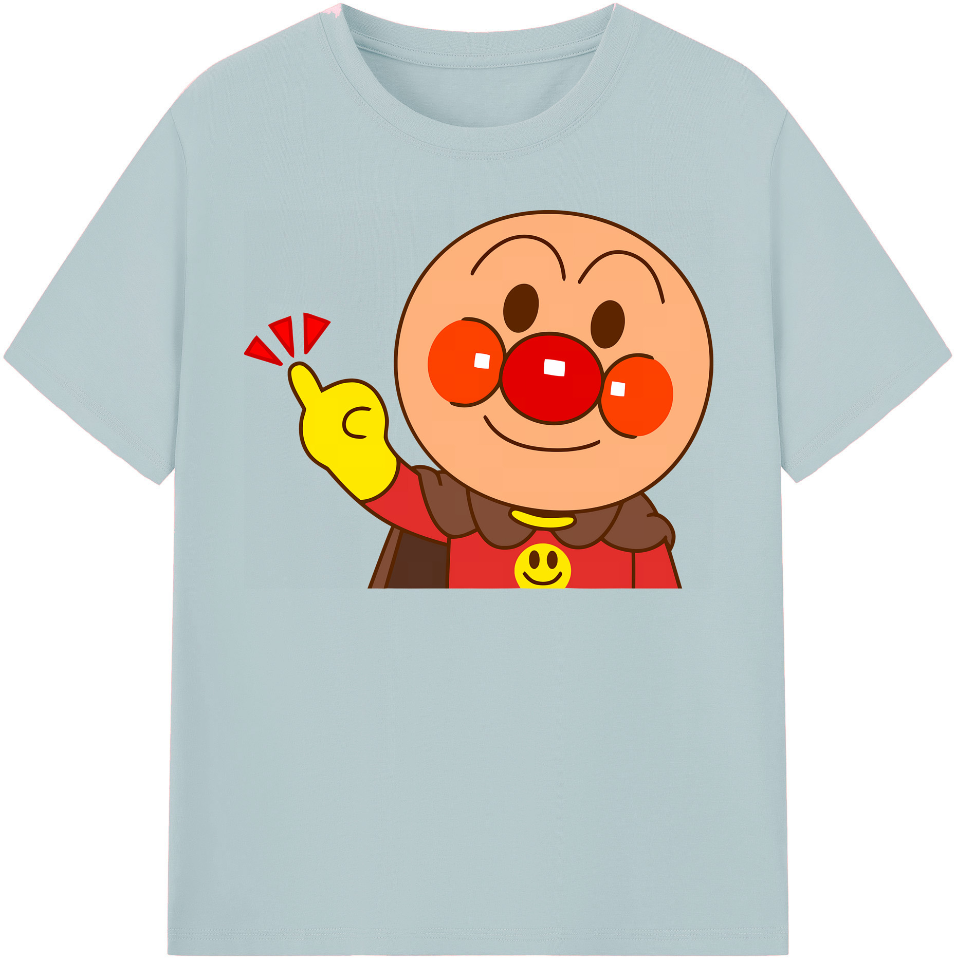 （画像用） アンパンマン Anpanman 綿100％半袖Tシャツ（フロントプリント）